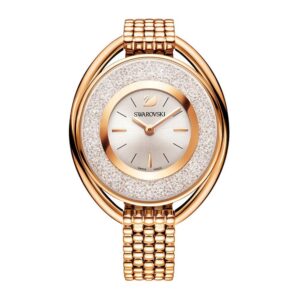 SWAROVSKI Crystalline Oval Rose Gold Tone Bracelet Watch 5200341