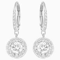 Swarovski Angelic Pierced Earrings, White, 5142721