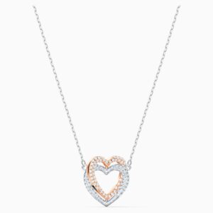 Swarovski Infinity Double Heart, Λευκό, 5518868