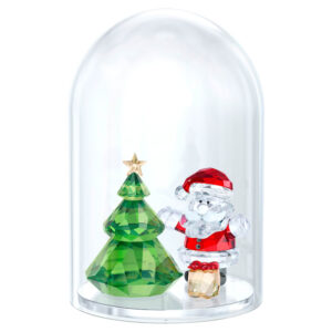 Swarovski Γυάλινη προθήκη Christmas tree and Santa Claus, 5403170