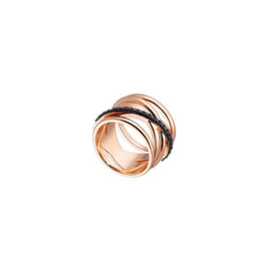 Γυναικείο Δαχτυλίδι Ρόζ Χρυσό OXETTE 04X15-00116