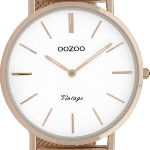 Γυναικείο Ρολόι Ρόζ Χρυσό OOZOO C9917