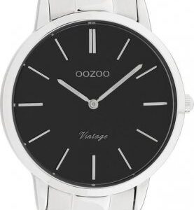 Αντρικό Ρολόι Ασημί OOZOO C20022