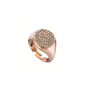 Γυναικείο Δαχτυλίδι Ρόζ Χρυσό OXETTE 04X15-00106