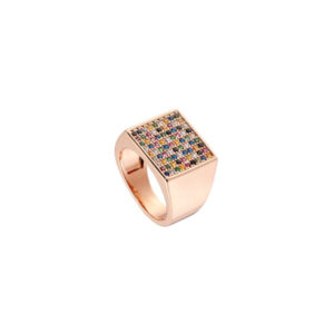 Γυναικείο Δαχτυλίδι Ρόζ Χρυσό OXETTE 04X15-00136