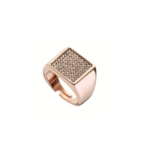 Γυναικείο Δαχτυλίδι Ρόζ Χρυσό OXETTE 04X15-00105