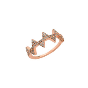 Γυναικείο Δαχτυλίδι Ρόζ Χρυσό OXETTE 04X05-01322