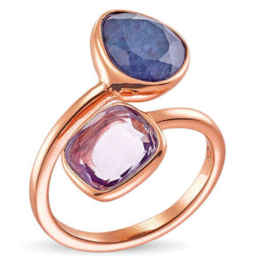 Γυναικείο Δαχτυλίδι Ρόζ Χρυσό LI-LA-LO DAS005755