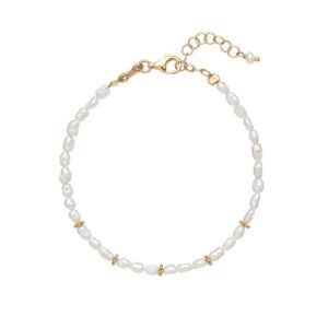 Γυναικείο Βραχιόλι Χρυσό Λευκό ALISIA AL1660-Oro
