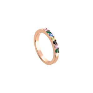 Γυναικείο Δαχτυλίδι Ρόζ Χρυσό LOISIR 04L15-00400