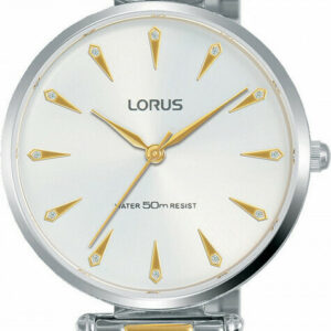 Γυναικείο Ρολόι Χρυσό Ασημί LORUS RG241PX-9