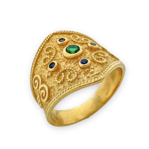 Δαχτυλίδι Χρυσό Βυζαντινό 14Κ