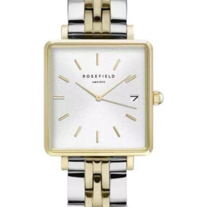 ROSEFIELD The Boxy XS Two Tone Stainless Steel Bracelet QMWSSG-Q023